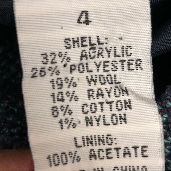 TABITHA, blue textured button, front short sleeve blazer - Picture 5 of 9